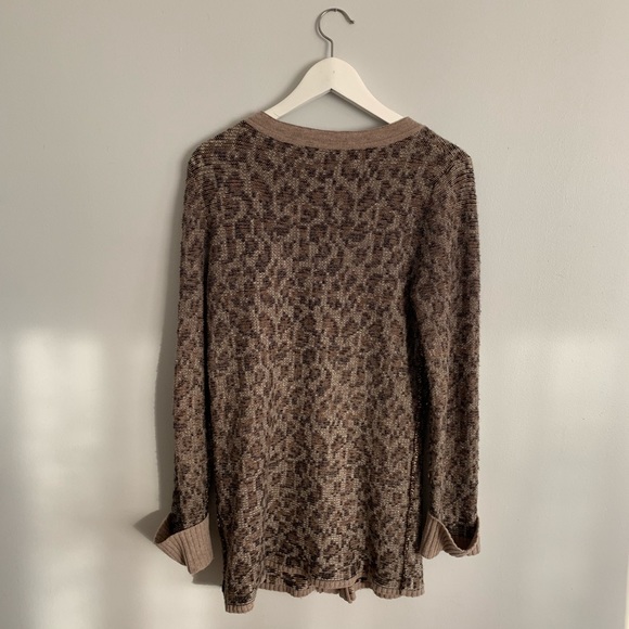 Free people leopard print cardigan - Picture 6 of 6